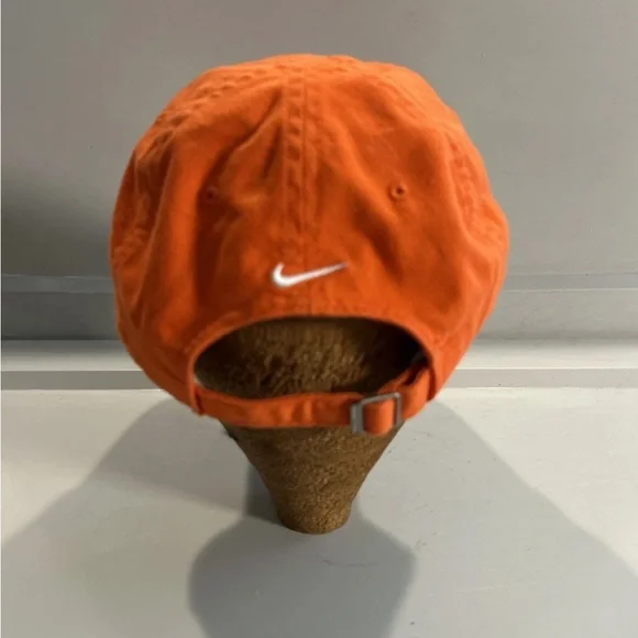 Team Nike Clemson Tigers Embroidered Adjustable Orange Hat Cap OSFM Y2K NCAA - Picture 5 of 7
